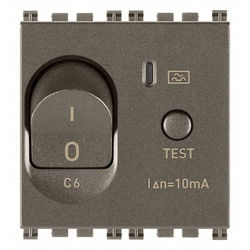 Vimar Arké RCBO, 1P+N, 120-230V, 50/60 Hz, 2 Modules, IP40