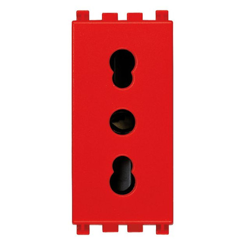 Vimar Arké SICURY P17/11 Socket Outlet, 2P+E, 16A 250V, IP20, Flush Mount