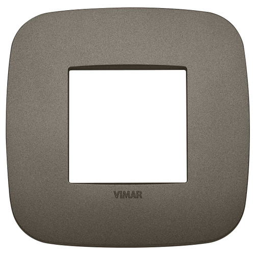 Vimar - Arké 19672 Round Cover Plate - 2 Module, Plastic - Apollo Lighting