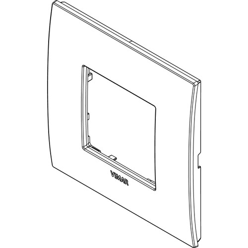 Vimar Arké Classic 2-Module Cover Plate, 90 x 90 mm