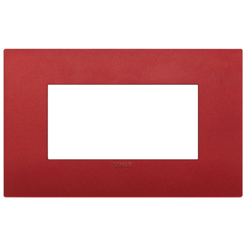 Vimar - Arké 19654 Classic Cover Plate - 4 Module, Plastic - Apollo Lighting