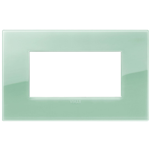 Vimar - Arké 19654 Classic Cover Plate - 4 Module, Plastic - Apollo Lighting