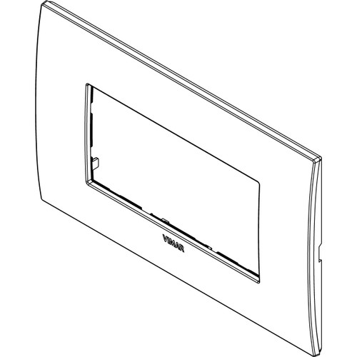 Vimar - Arké 19654 Classic Cover Plate - 4 Module, Plastic - Apollo Lighting