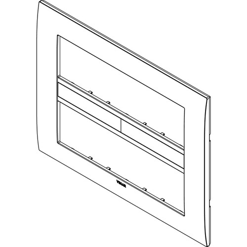 Vimar Arké Classic Cover Plate, 14 Module, Technopolymer