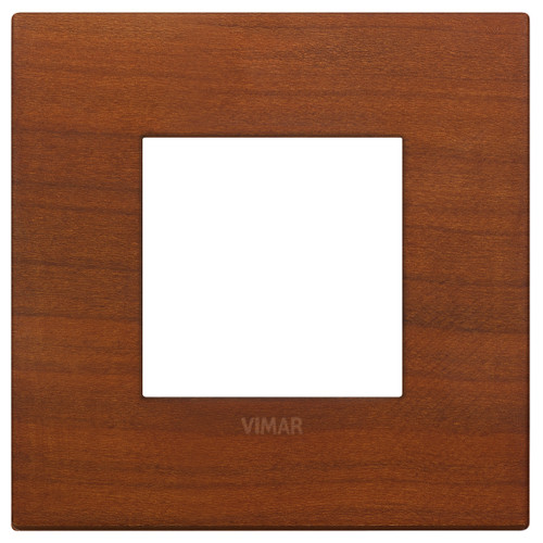 Vimar - Arké 19642 Classic Cover Plate - 2-Module, Solid Wood - Apollo Lighting