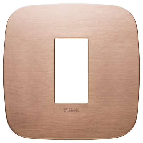 Vimar Arké Round Cover Plate, 1 Module, Metal