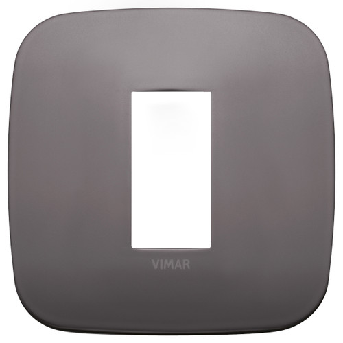 Vimar Arké Round Cover Plate, 1 Module, Metal