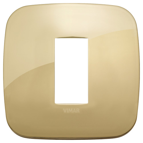 Vimar Arké Round Cover Plate, 1 Module, Metal