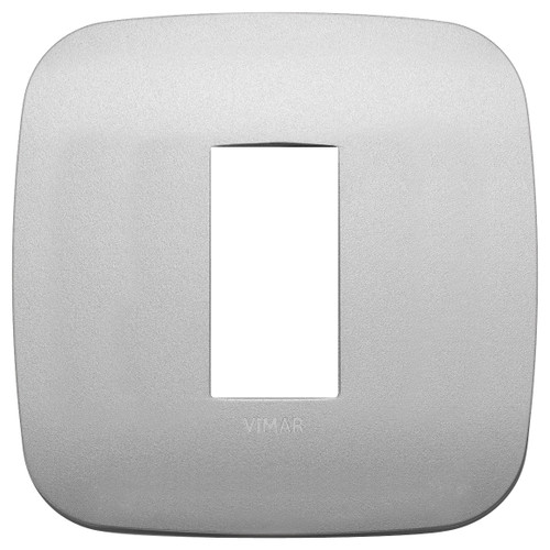 Vimar Arké Round Cover Plate, 1 Module, Metal
