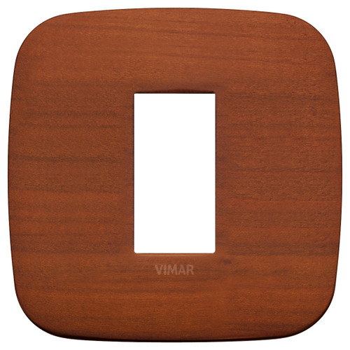 Vimar Arké Round Cover Plate, 1 Module, Natural Wood