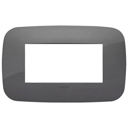 Vimar Arké Round Cover Plate, 4-Module, Technopolymer