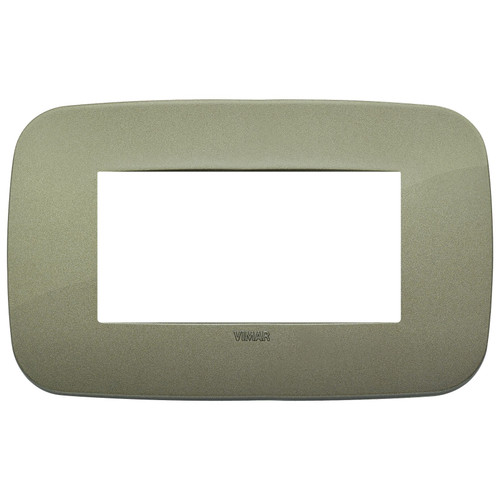 Vimar Arké Round Cover Plate, 4-Module, Technopolymer
