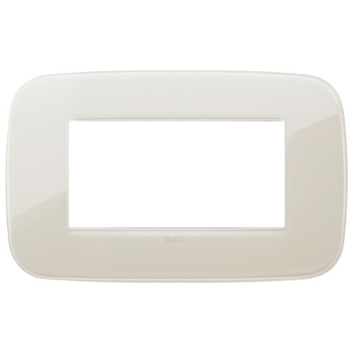 Vimar Arké Round Cover Plate, 4-Module, Technopolymer