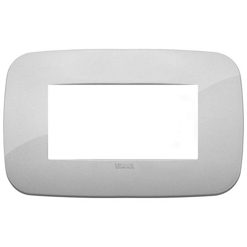 Vimar Arké Round Cover Plate, 4-Module, Technopolymer