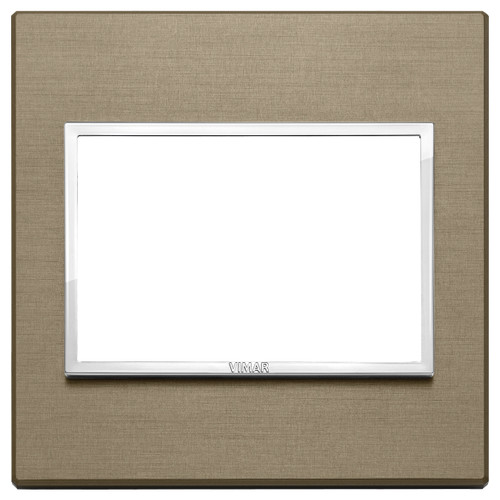 Vimar Eikon EVO British Standard 3-Module Cover Plate