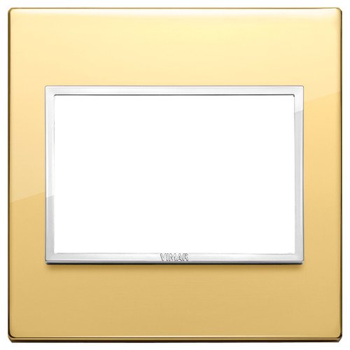 Vimar Eikon EVO British Standard 3-Module Cover Plate