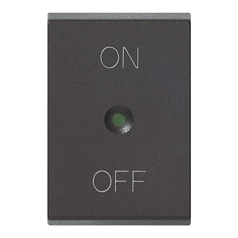 Vimar Idea Interchangeable 1-Module Button, Thermoplastic, Matt
