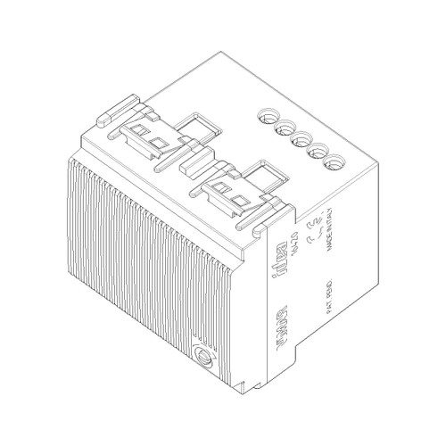 Vimar Idea 3-Sound-Sequence Electronic Chime, Adjustable Volume, 12V AC 50-60Hz, 12V DC SELV, 2-Module, Flush Mount, IP30, 70 dB - Apollo Lighting