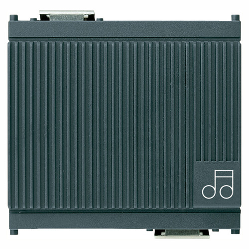 Vimar Idea 3-Sound-Sequence Electronic Chime, Adjustable Volume, 12V AC 50-60Hz, 12V DC SELV, 2-Module, Flush Mount, IP30, 70 dB