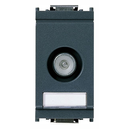 Vimar - Idea 16306.10 Coaxial Socket Outlet - Male Connector, TV-RD-SAT 5-2400 MHz, Plastic - Apollo Lighting