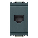 Vimar Idea Netsafe RJ45 Phone Jack, 8/8, Screw Terminals