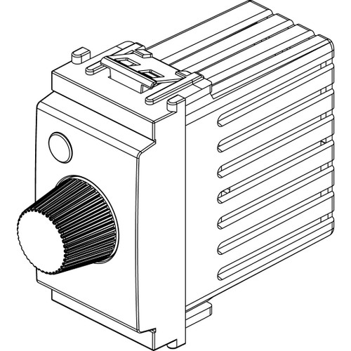 Vimar Idea 16563 Dimmer, 230V, 100-500W, Resistive Load, Turn/Push Button