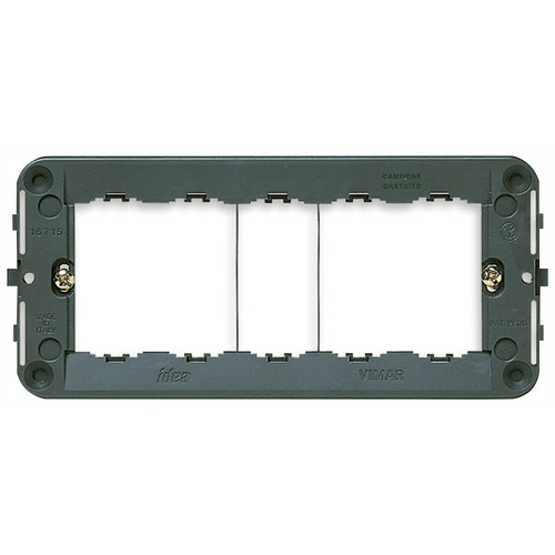 Vimar Idea 5-Module Mounting Frame, With Screws, Grey
