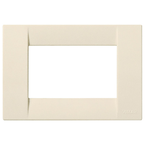 Vimar - Idea 16743 Classica Cover Plate - 3 Module, Plastic - Apollo Lighting
