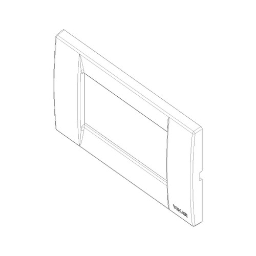 Vimar Idea Classica Cover Plate, 3-Module, Clamp Mounting