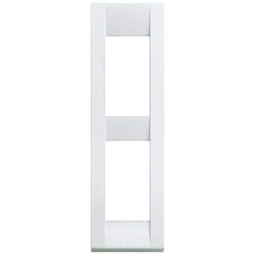 Vimar Idea Classica Cover Plate, 2-Module, Panel Mount, Technopolymer, IP00