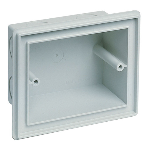 Vimar Flush Mounting Box, 3-Module, IP55, Plastic, Grey - Apollo Lighting