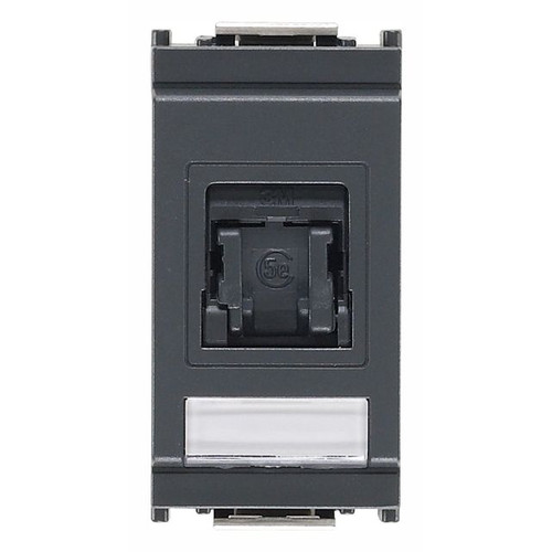Vimar IDEA RJ45 Cat5e 3M UTP Outlet, Unshielded, 8 Contacts, T568A/B Universal Wiring