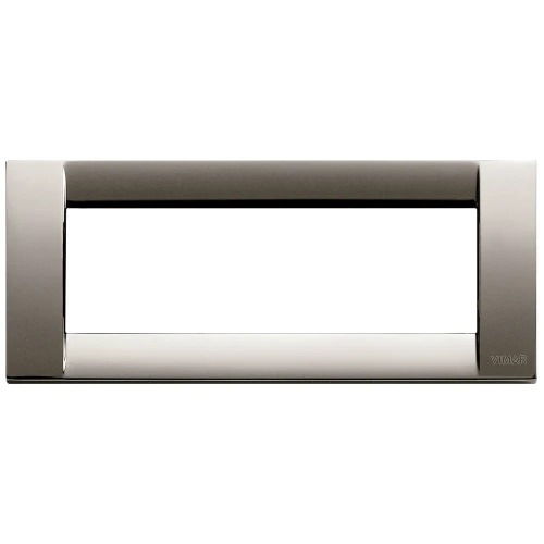 Vimar Idea Classica Cover Plate, 6-Module, Clamp Mounting, Horizontal or Vertical Mount