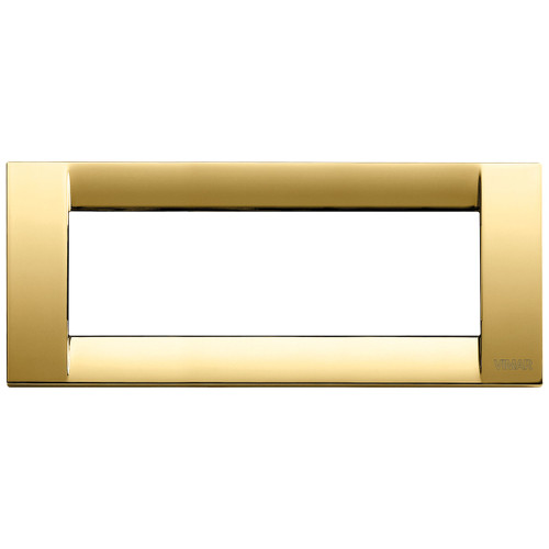 Vimar Idea Classica Cover Plate, 6-Module, Clamp Mounting, Horizontal or Vertical Mount