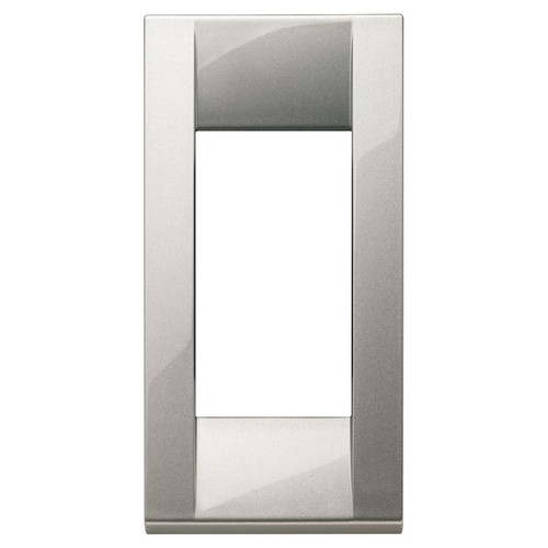 Vimar - Idea 16781 Classica Cover Plate - 1 Module, Die Cast Metal, for Panel Mounting - Apollo Lighting