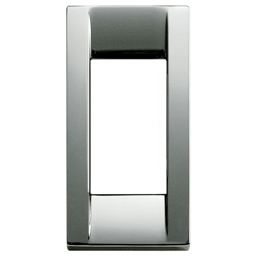 Vimar Idea 1-Module Classica Cover Plate, Die-Cast Metal, Panel Mount
