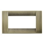 Vimar Idea Classica 4-Module Cover Plate, Clamp Mounting