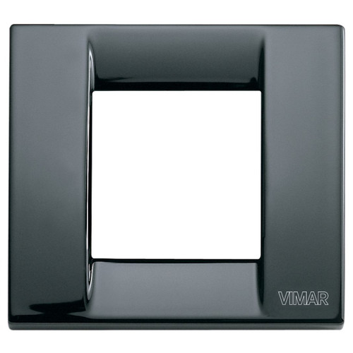 Vimar - Idea 17092 Classica Cover Plate - 1-2 Modules, Die-Cast Metal - Apollo Lighting
