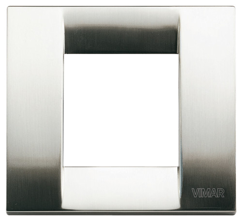 Vimar Idea Classica Cover Plate, 1-Module or 2-Reduced-Module, Die-Cast Metal