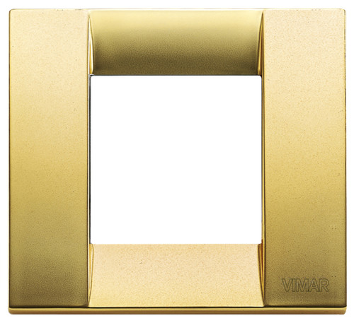 Vimar Idea Classica Cover Plate, 1-Module or 2-Reduced-Module, Die-Cast Metal