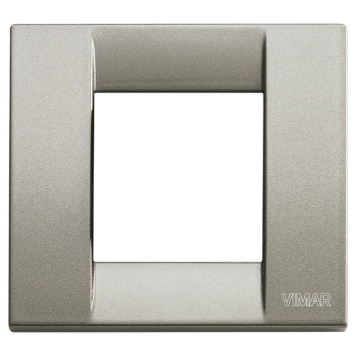 Vimar Idea Classica Cover Plate, 1-Module or 2-Reduced-Module, Die-Cast Metal