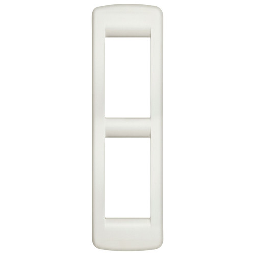 Vimar IDEA Rondò Cover Plate, 2-Module, Die-Cast Metal, Panel Mount - Apollo Lighting