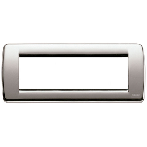 Vimar Idea Rondò Cover Plate, 6-Module, IP00, Clamp Mounting