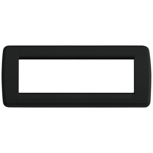 Vimar Idea Rondò 6-Module Cover Plate, Clamp Mounting
