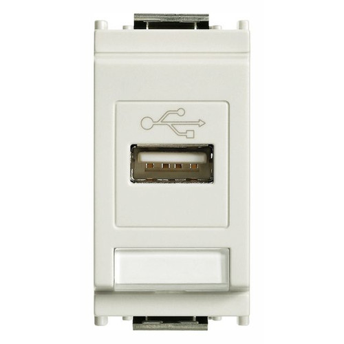 Vimar Idea USB Socket Connector, 1 Module, IP20, Screw Terminals