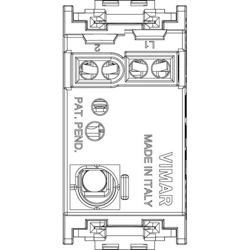 Vimar Idea 1-Way Rocker Switch, 1P 16AX 250V, Luminous, IP40