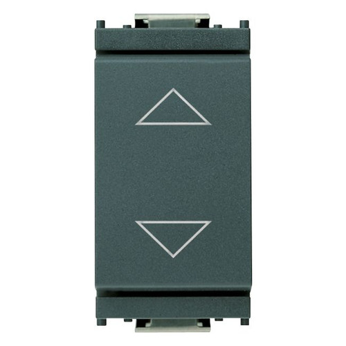 Vimar Idea 2-Way Switch, 1P, 10 AX, 250 V, 3 Terminals, Central OFF Position