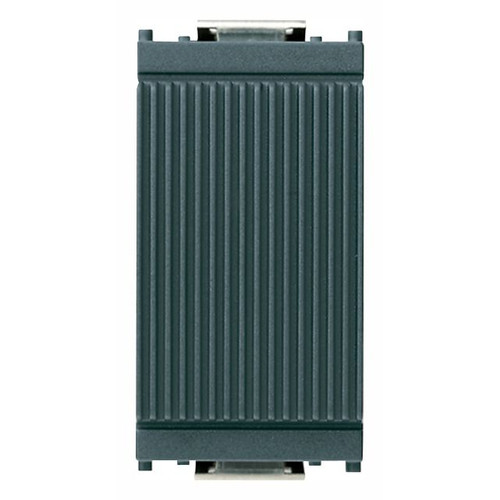 Vimar Idea Blank Module, Grooved Front, 1 Module, Halogen-Free