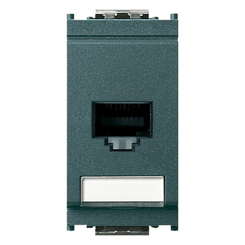 Vimar - Net Safe 16359 UTP 110 Socket Outlet - RJ45 Outlet, T568A/B Universal Wiring, 8 Contacts - Apollo Lighting