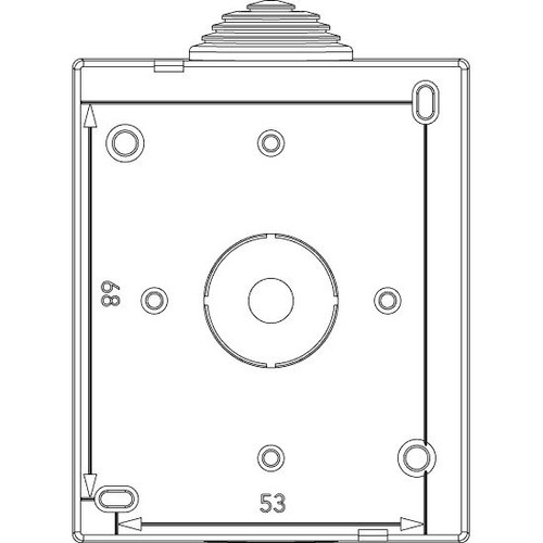 Vimar Idea IP55 2-Module Surface-Mount Enclosure, For 8000 Special Modules, RAL 7035 Grey - Apollo Lighting